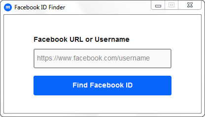 Facebook ID Finder